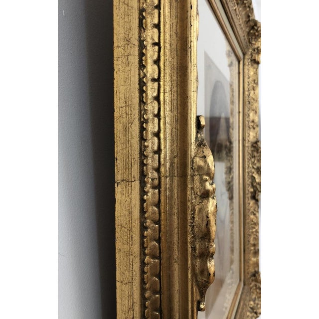 Paper Edouard Morerod, Portrait de femme amérindienne, 1919, Pencil, Charcoal & Pastel on Paper, Framed For Sale - Image 7 of 9