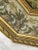 Green Vintage French Provincial Romantic Courting Couple Jacquard Woven Tapestry in Dimensional Octagon Gold Gilt Frame For Sale - Image 8 of 13
