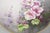 Early 20th Century Antique Nippon Hand Painted Pink Wisteria Flower Porcelain Dish W / Handles For Sale - Image 5 of 14