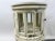 Wood French Louis XV Provincial Style Distressed Off-White Serving Table W Tray For Sale - Image 7 of 12