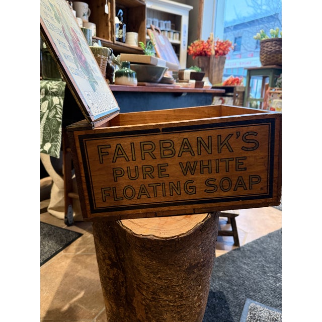 Antique Fairbank’s Fairy Soap Country Store Display Box With Original Label For Sale - Image 11 of 14