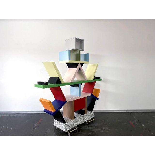 Ettore Sottsass Carlton Bookcase by Ettore Sottsass, 1981 For Sale - Image 4 of 15