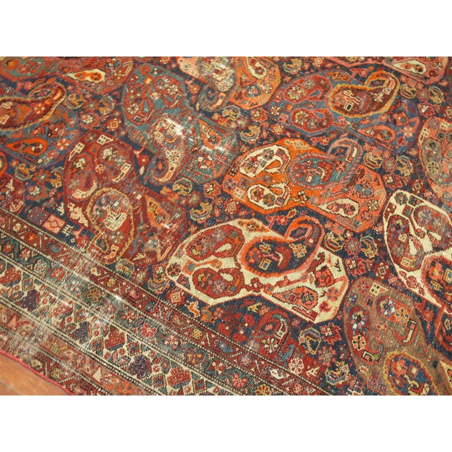 Textile Early 20th Century Zabihi Collection Persian Corridor Carpet - 6'5" x 15'10" For Sale - Image 7 of 10