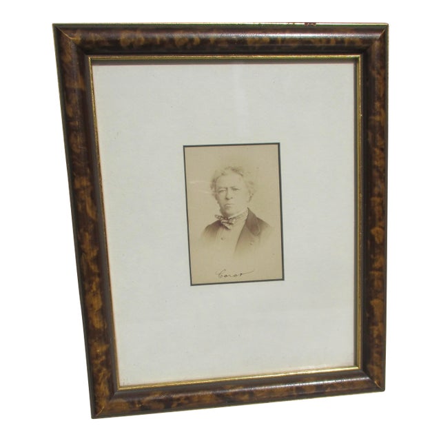 Albumin Print of Camille Corot Circa 1860s For Sale