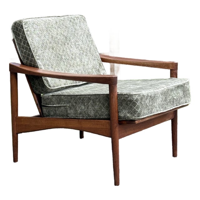 Mid Century Modern Danish Teak Easy Chair Circa 1970s For Sale
