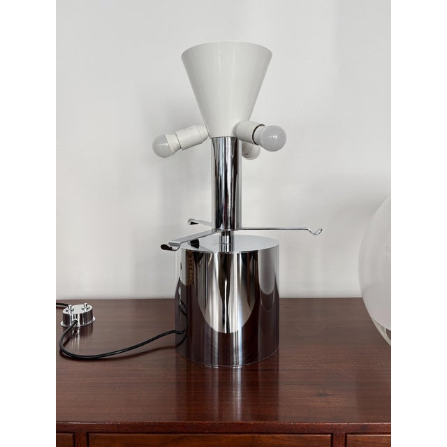 Vintage Italian Porcino Table Lamps by Luigi Caccia Dominioni for Azucena, Italy, 1960s, Set of 2 For Sale - Image 9 of 17