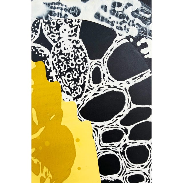 "Golden Rod" by Michael DesRosiers Mixed-Media on MDF 2023 For Sale - Image 4 of 7