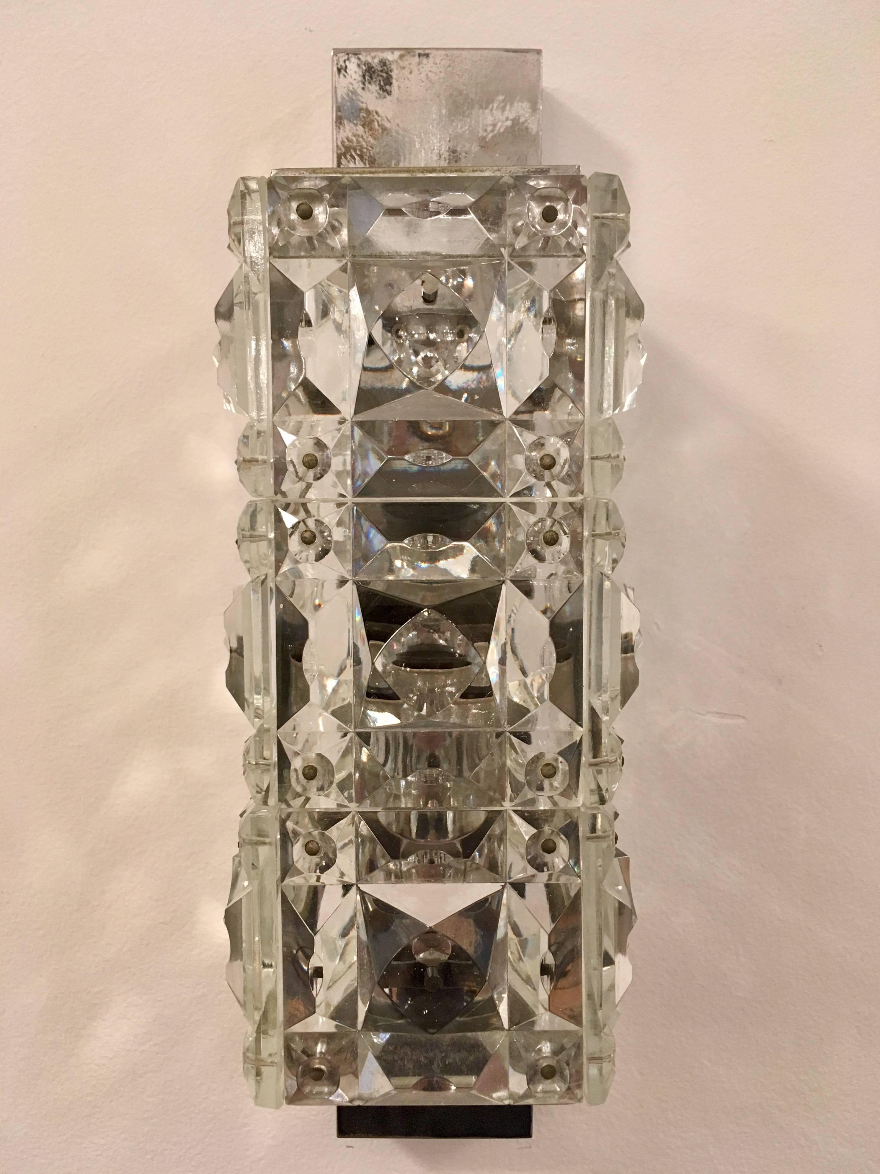 sparkly wall lights