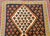 Black Vintage Persian Senneh Kilim, Flat-Woven Wool Rug, Paisley Pattern, Ivory & Black, 3x6 For Sale - Image 8 of 15