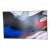 Preeth Mathialagan Large-Scale Contemporary Abstract Painting in Black, Ivory & Cobalt For Sale