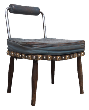 Modernist Avantgarde Tubular Steel Easy Chair, 1940s