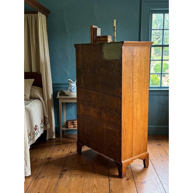 18th-Century American Chippendale Maple Tall Chest, Rhode Island, Circa 1780 For Sale In Washington DC - Image 6 of 10
