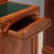 Brown Italian Nightstands in Mahogany and Glass, Set of 2 For Sale - Image 8 of 15