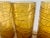 Mid 20th Century Mid Century Modern Amber Glass Tumblers- Set of 3 For Sale - Image 5 of 12