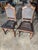 Pair of Early 20th Century Jacobean / Henry II Revival Tooled Leather Dining Side Chairs For Sale In Washington DC - Image 6 of 9