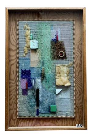 Vintage Dane Chanase Mixed Media Collage