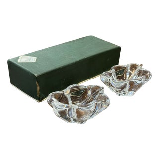 Crystal Salt and Pepper Shaker Set from Daum, 1960s, Set of 2 For Sale