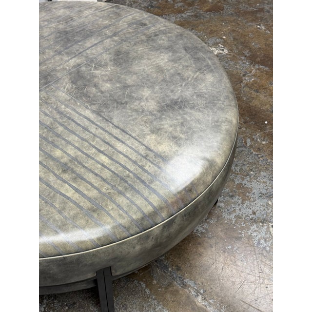 2020s Lily Jack Bespoke Leather Coffe Table/Ottoman For Sale - Image 5 of 12
