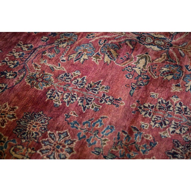 1910s Antique Mohajeran Sarouk Carpet - 11' x 13'4" For Sale - Image 5 of 14