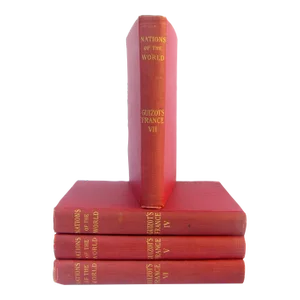 1898 Edition "Nations of the World: Guizot's France", Set of 4