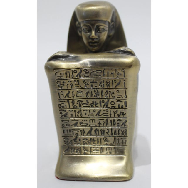 Tutankhamun Egyptian Revival Paper Weight For Sale - Image 11 of 12