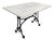French Natural Stone & Iron Bistro Table For Sale