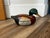 Oxblood Red Vintage Ceramic Hand Painted Mallard Duck Trinket Box For Sale - Image 8 of 10