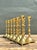Vintage Brass Centerpiece Candles - Set of 12 For Sale - Image 4 of 12