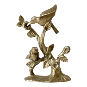 Vintage Andrea by Sadek Brass Hummingbirds