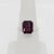 Purplish Pink Spinel Solitaire Ring in 18k White Gold, size 7 For Sale - Image 4 of 5