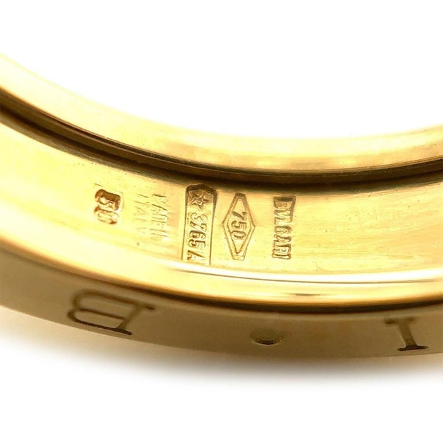 Mid 20th Century Mid 20th Century Bvlgari B.Zero1 One Band Ring 18K Yellow Gold Size 5 For Sale - Image 5 of 5