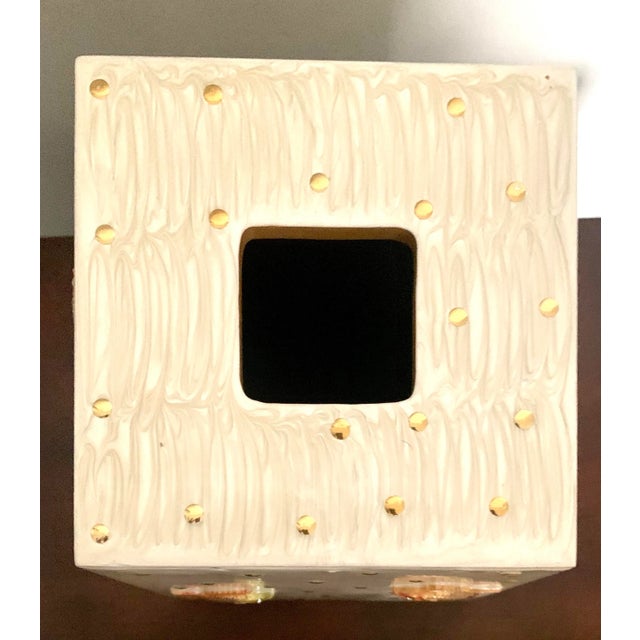 Early 21st Century Mike and Ally Luxury Enameled Gilt Koi Fish Bathroom Set - Set of 6 For Sale - Image 5 of 10