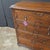 Late 19th Century Late 19th Century Handsome Georgian Oak 4 Drawer Chest on Bun Feet With Decorative Molding Accents For Sale - Image 5 of 9