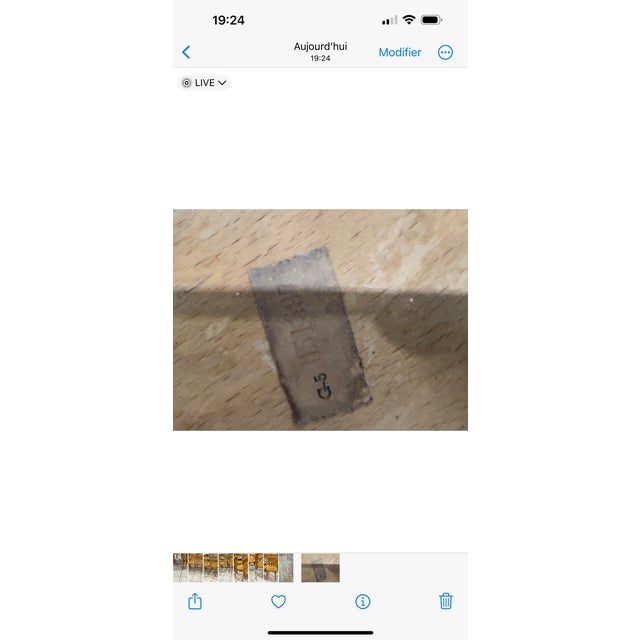 Vintage French Bistro Chairs, 1960s, Set of 8 For Sale - Image 12 of 15