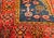 Vintage Persian Malayer Area Rug, Hand-Knotted Wool, Geometric Tribal Pattern, 4x6, Red & Blue For Sale - Image 15 of 16