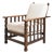 Vintage Dudouyt Style Lounge Chair in Oak, 1940s For Sale