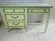 Mid-Century Modern 1970s Vintage Mid Century Desk by Stanley Four Drawer Ivory and Green For Sale - Image 3 of 12