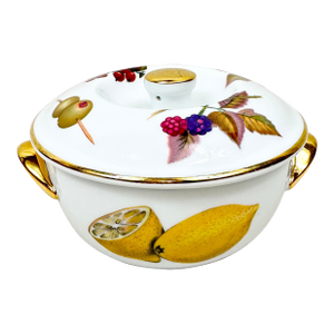 Vintage Royal Worcester Evesham Lidded Serving Dish