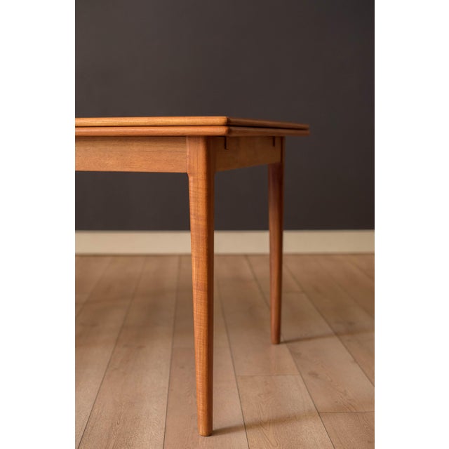Vintage Danish Modern Niels Otto Moller Teak Extension Dining Table For Sale In Monterey, CA - Image 6 of 17
