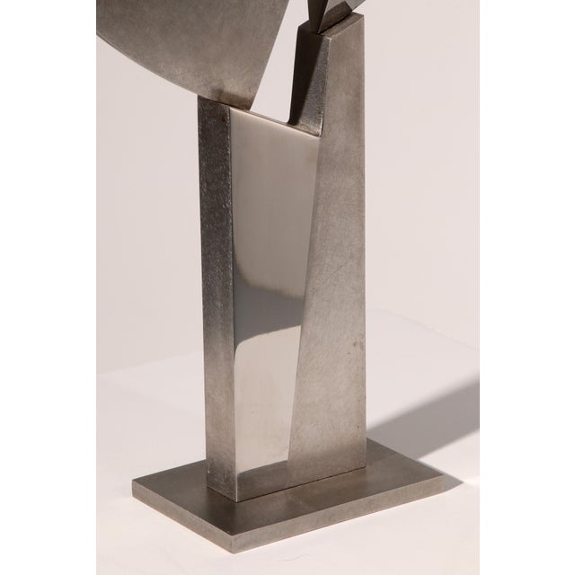 Børge Jørgensen, Sculpture, Made of Polished Steel, 1984, 1/1 For Sale - Image 10 of 13