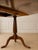 Vintage Round Oak Wood Table For Sale - Image 4 of 4