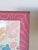 Vintage Pink Moire Fabric Table Top Picture Frame, 8x10 For Sale - Image 4 of 7