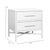 Contemporary Verona Two-Drawer Nightstand in Natural For Sale - Image 3 of 8