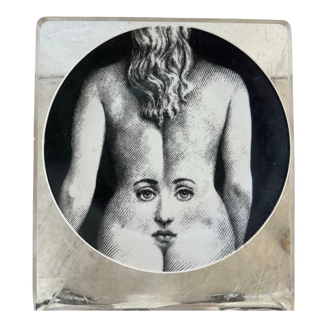 Pietro Fornasetti Decorative Plate For Sale