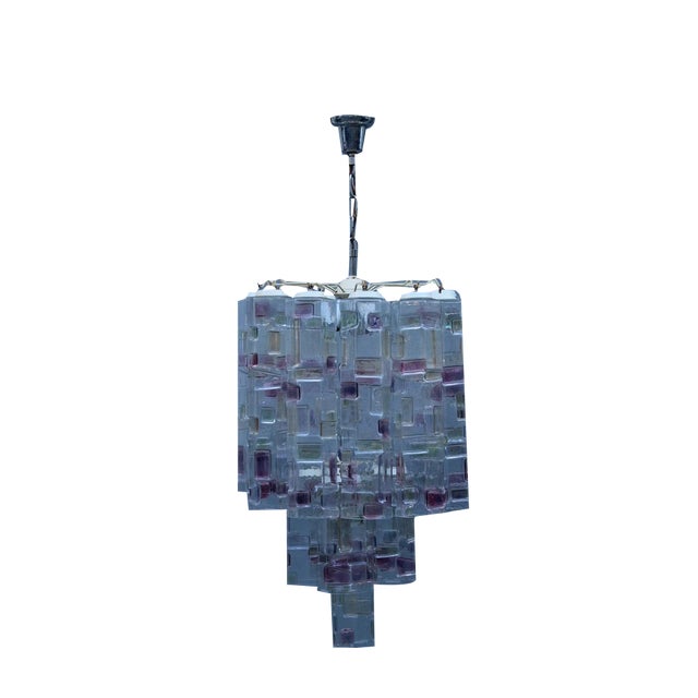 Vintage Chandelier by Venini, 1960 For Sale
