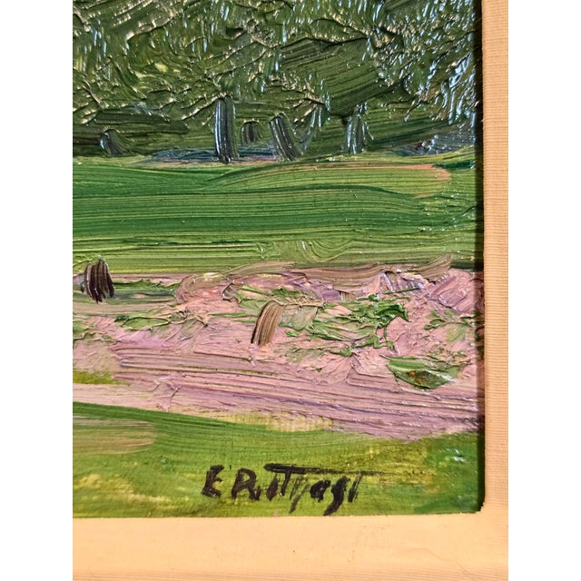 Edward Henry Potthast - Pastoral Landscape - Oil Painting c.1910s For Sale - Image 9 of 12