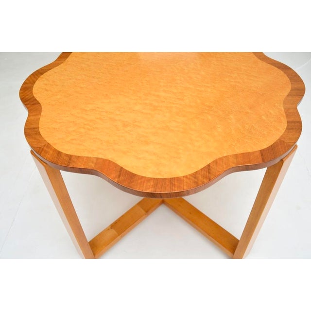Wood Art Deco Birds Eye Maple Nesting Tables, 1930s, Set of 5 For Sale - Image 7 of 11