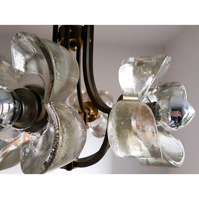 6-Bulb Chandelier from Simon & Schelle, 1960s For Sale - Image 4 of 13