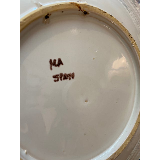 Ceramic Handmade Spanish Plates, S/12 For Sale - Image 7 of 9