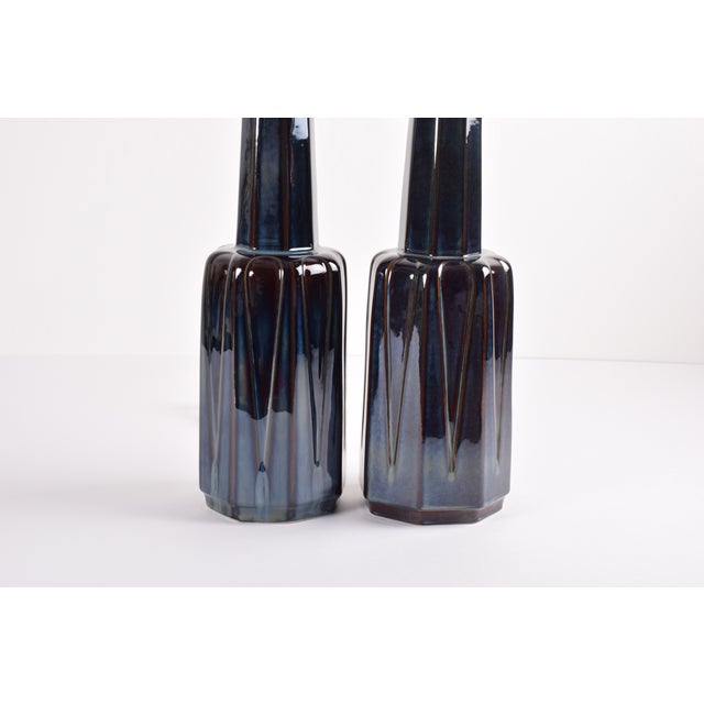1960s Tall Danish Table Lamps attributed to Einar Johansen for Søholm, 1960s, Set of 2 For Sale - Image 5 of 15